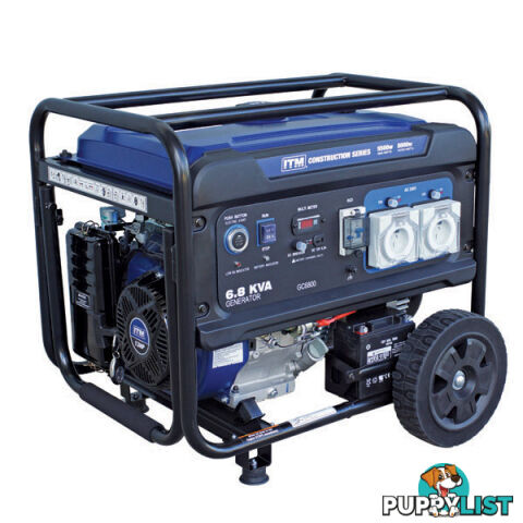 Construction Series Petrol Generator 6.8KVA 5500w ITM TM520-5500