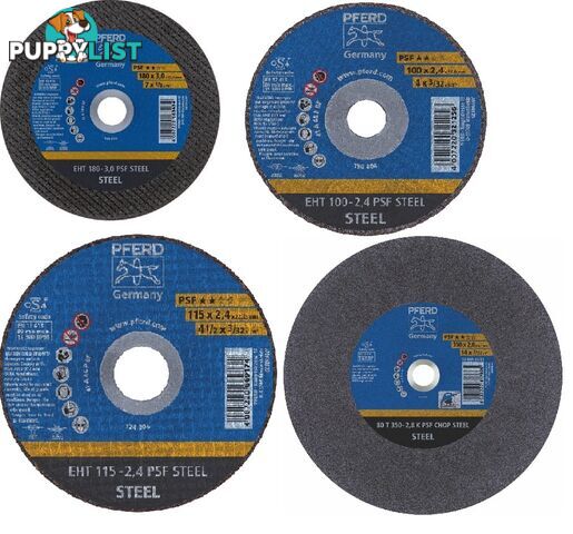 Flat Cut-Off Wheel EHT 230-3.0 A 24 P PSF GP-Steel Pferd 61728222 Pack of 5