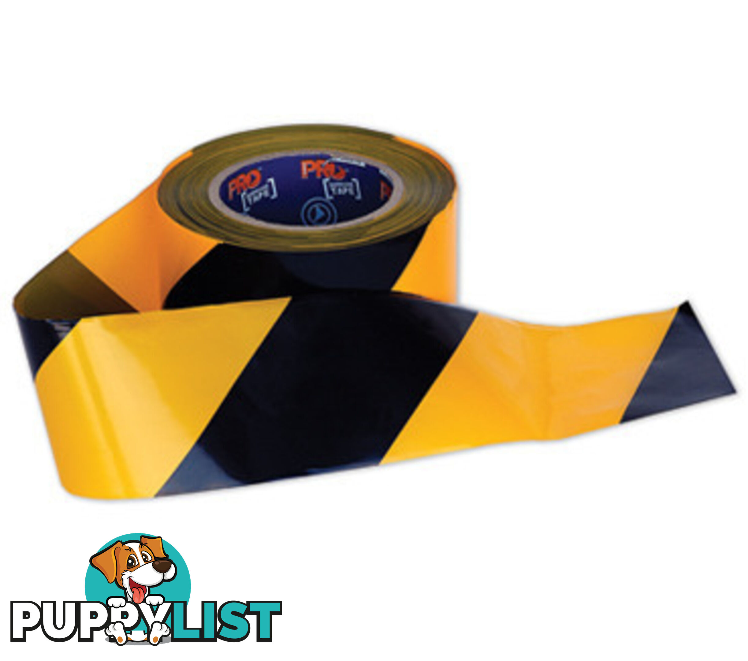 Barricade Tape Yellow/Black 100M x 75 MM Prochoice YB10075