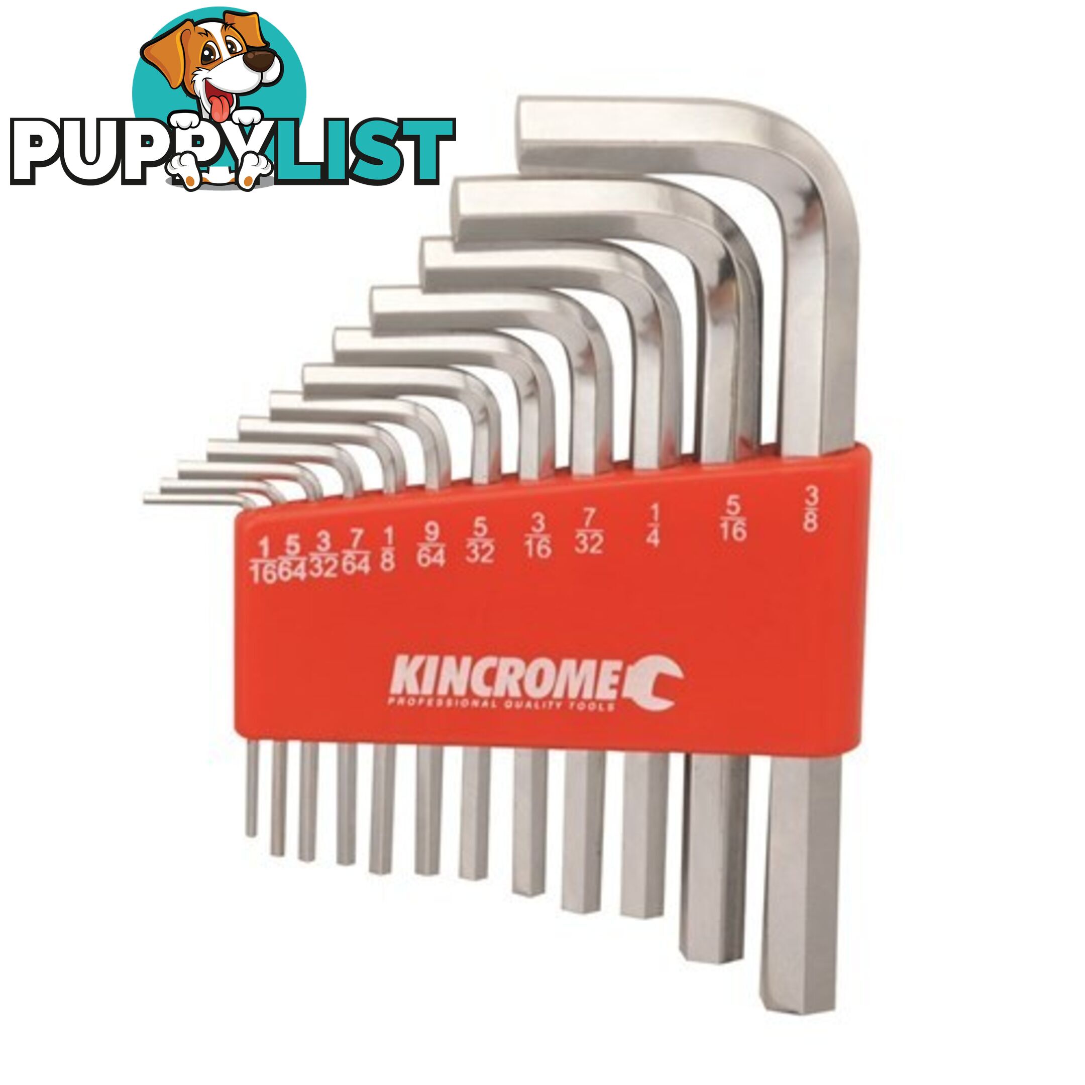 Hex Key Set 12 Piece Imperial Kincrome K5110