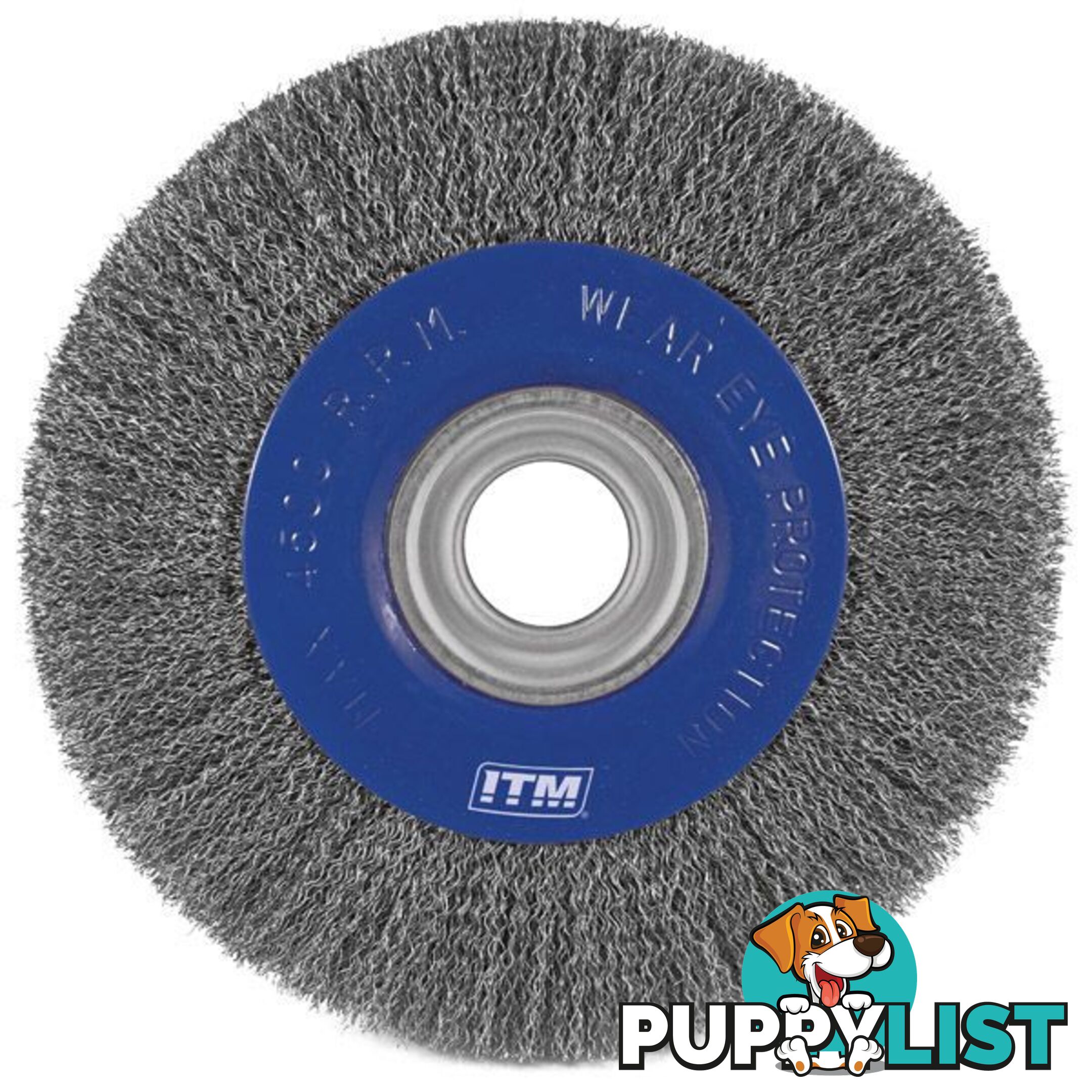 Crimp Wire Wheel Brush Stainless Steel 150mm X 25mm Multi Bore ITM TM7012-416