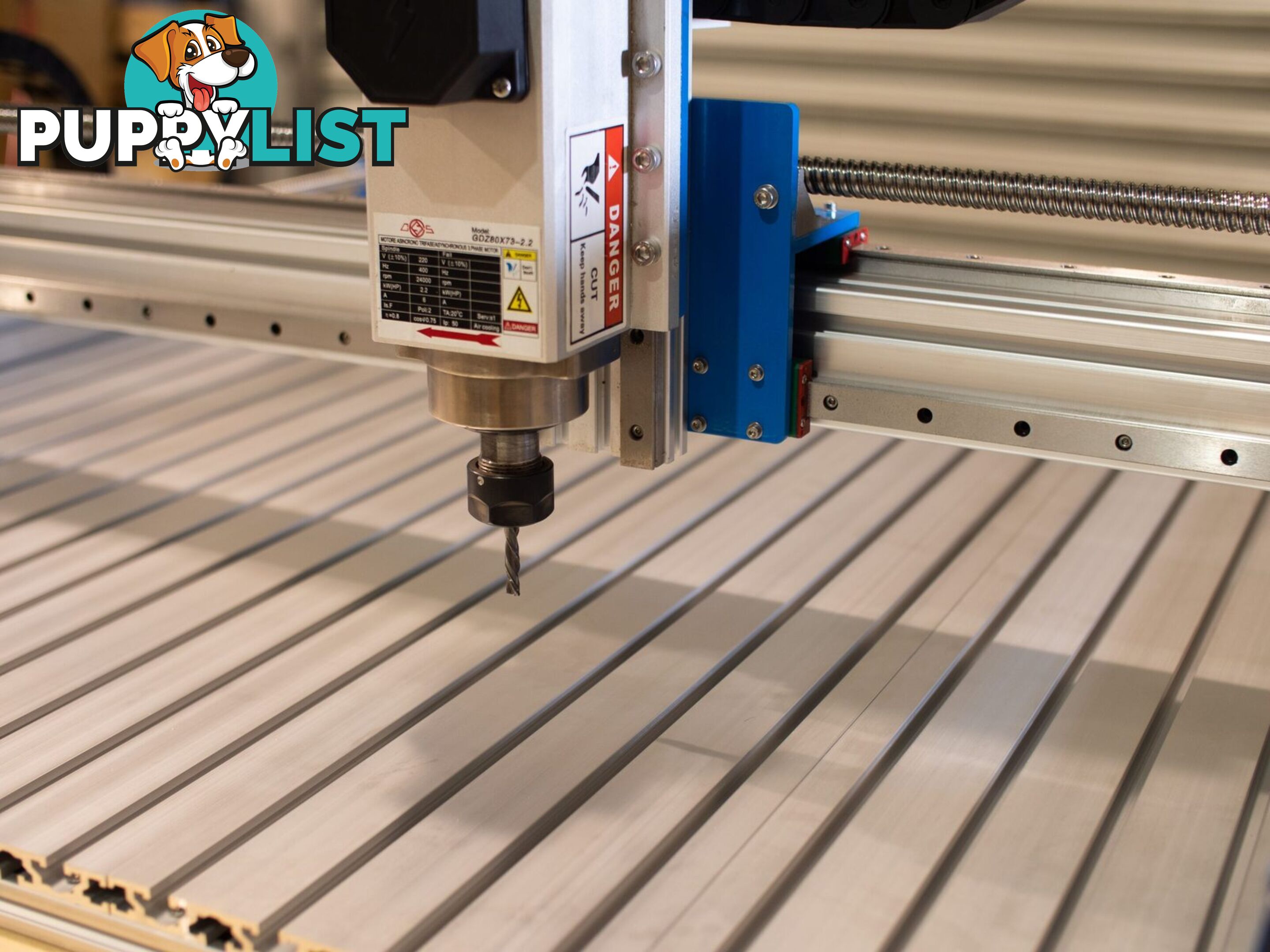 BlueCarve Turbo 1 x 1 Metres CNC with 1000 x 1000 mm Rail Size, 800 x 800mm Cutting area