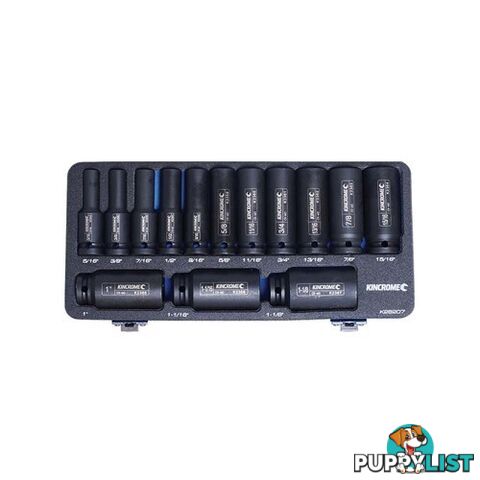 Deep Impact Socket Set 14 Piece 1/2" Drive - Imperial Kincrome K28207