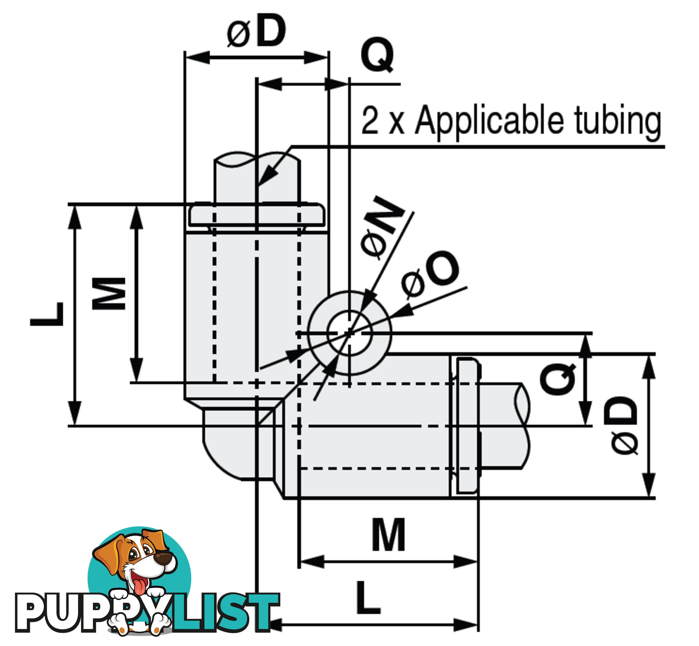 4mm ELBOWS KQ2L04-00A1 union