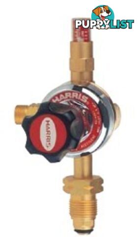 Harris Model 818 Propane Pressure reg, Side Inlet, Gaugeless, 0-350kpa