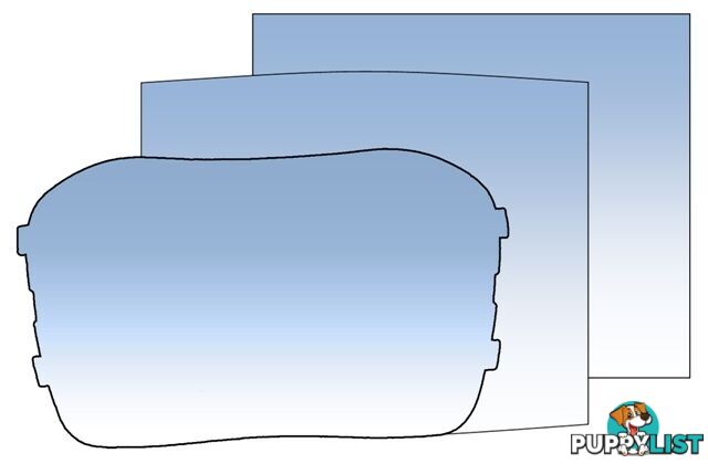 Clear Outer Lens 112 x 91mm for Lincoln Viking Tribal and Red Splat Welding Helmet PKT:10 KP2913-1