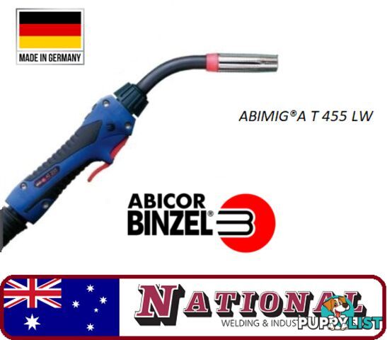 ABIMIGÂ®A T 455 LW MIG Welding Torch 3 Metres Binzel 015.D073.1