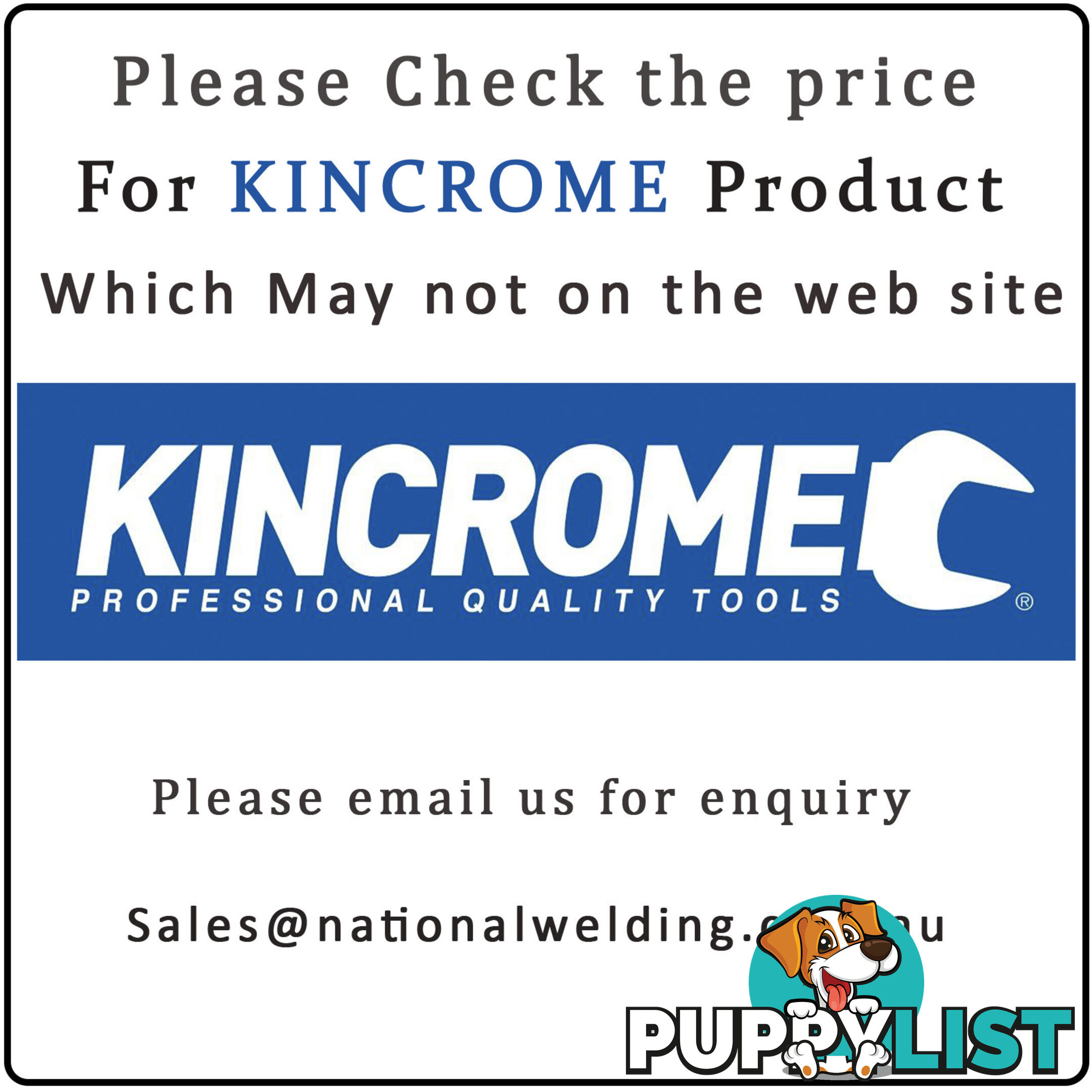 KINCROME PRICELIST