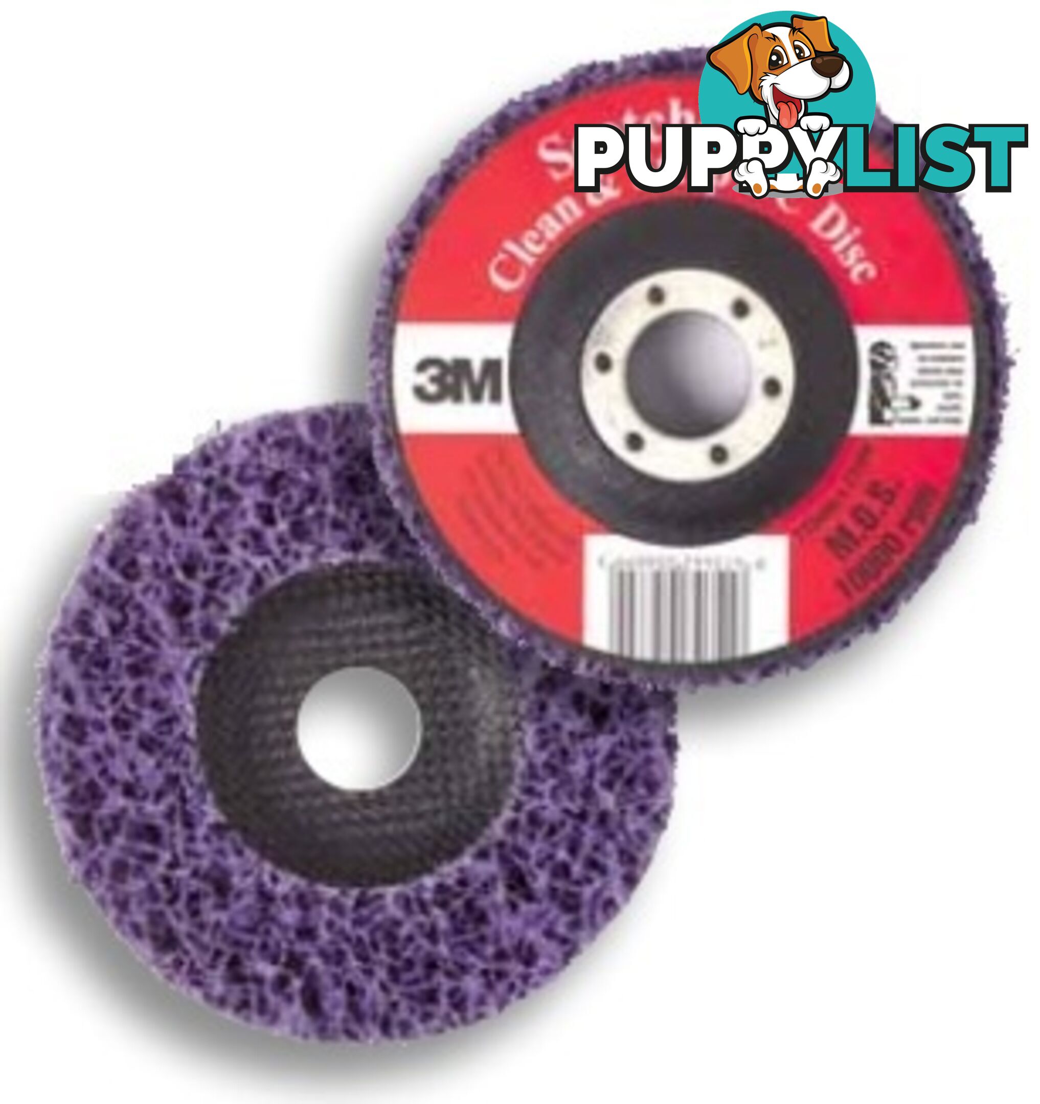 Clean & Strip Scotch-Briteâ¢ 115mm x 22mm Purple 3Mâ¢ AT019439671 Each