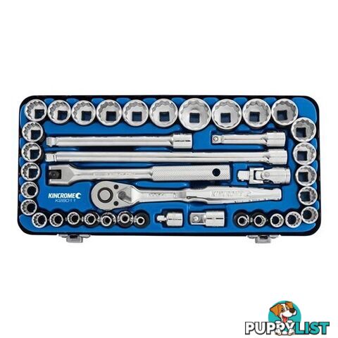 Socket Set 52 Piece 1/4 & 1/2" Drive - Metric & Imperial K28032 Kincrome