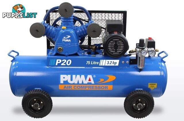 Air Compressor Dependable Performance 75 Litre Puma PU P20 240V