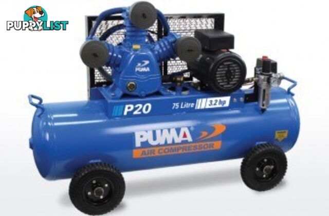 Air Compressor Dependable Performance 75 Litre Puma PU P20 240V