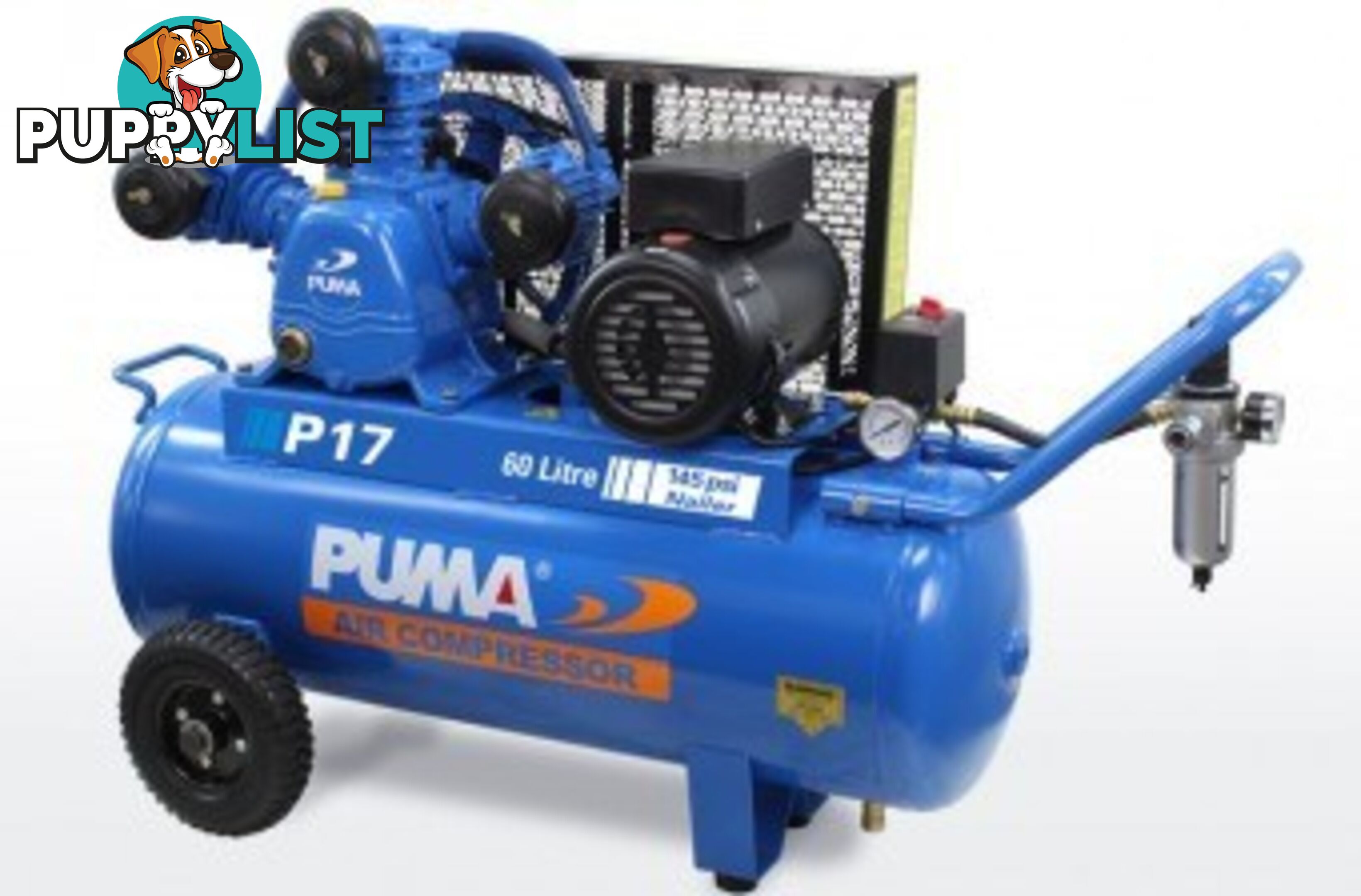 Air Compressor Dependable Performance 75 Litre Puma PU P20 240V