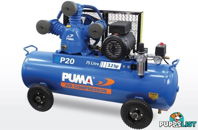 Air Compressor Dependable Performance 75 Litre Puma PU P20 240V