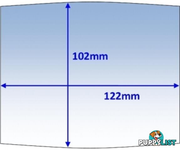 Clear Outer Lens 122 X 115mm PKT:10 CL122115-10