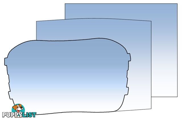 Clear Outer Lens 122 X 115mm PKT:10 CL122115-10