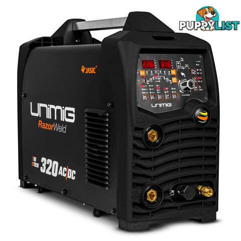 Unimig TIG 320 Amps AC/DC Razor TIG Welder KUMJRRW320AC/DC