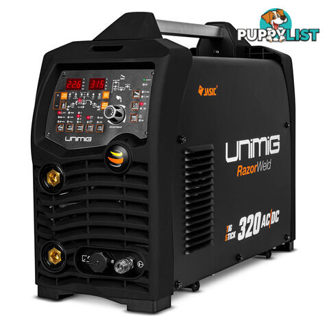 Unimig TIG 320 Amps AC/DC Razor TIG Welder KUMJRRW320AC/DC