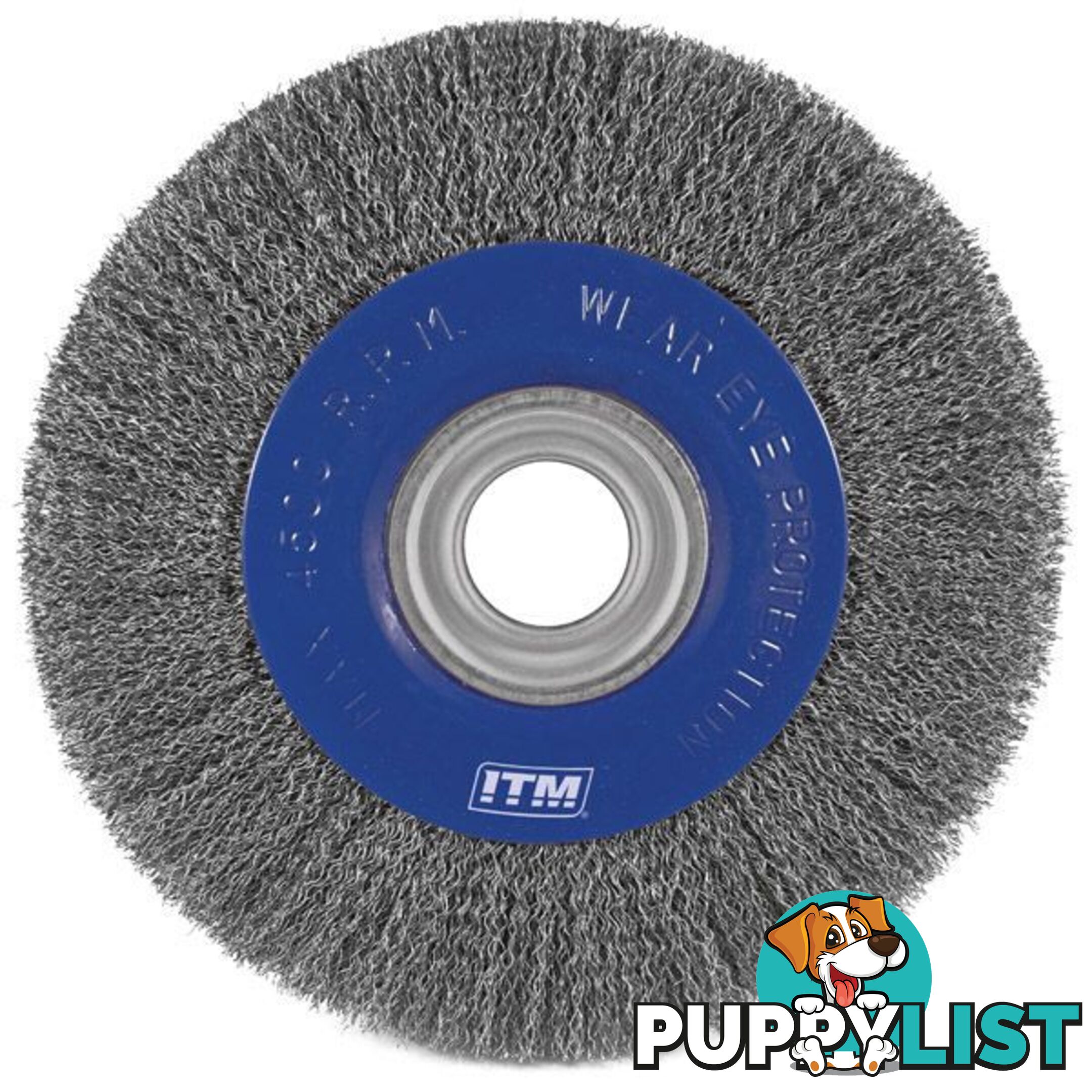 Crimp Wire Wheel Brush Steel 150mm X 25mm Multi Bore ITM TM7012-151