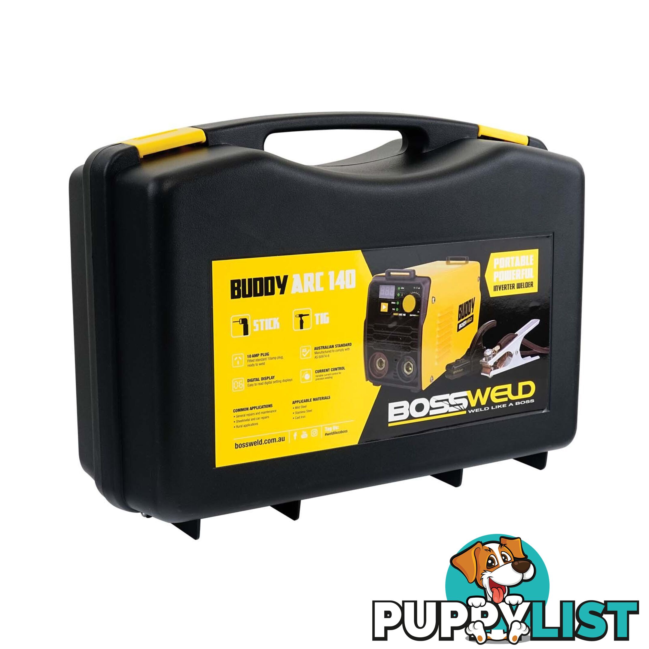 Buddy-Arc 140 DC Stick / Lift Tig welder Package Deal Bossweld 633110BUNDLE