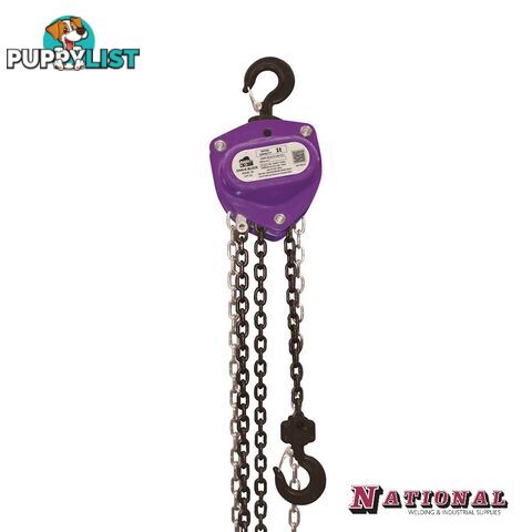 Chain Blocks 3S 3M 1000kg Violet Beaver 503103