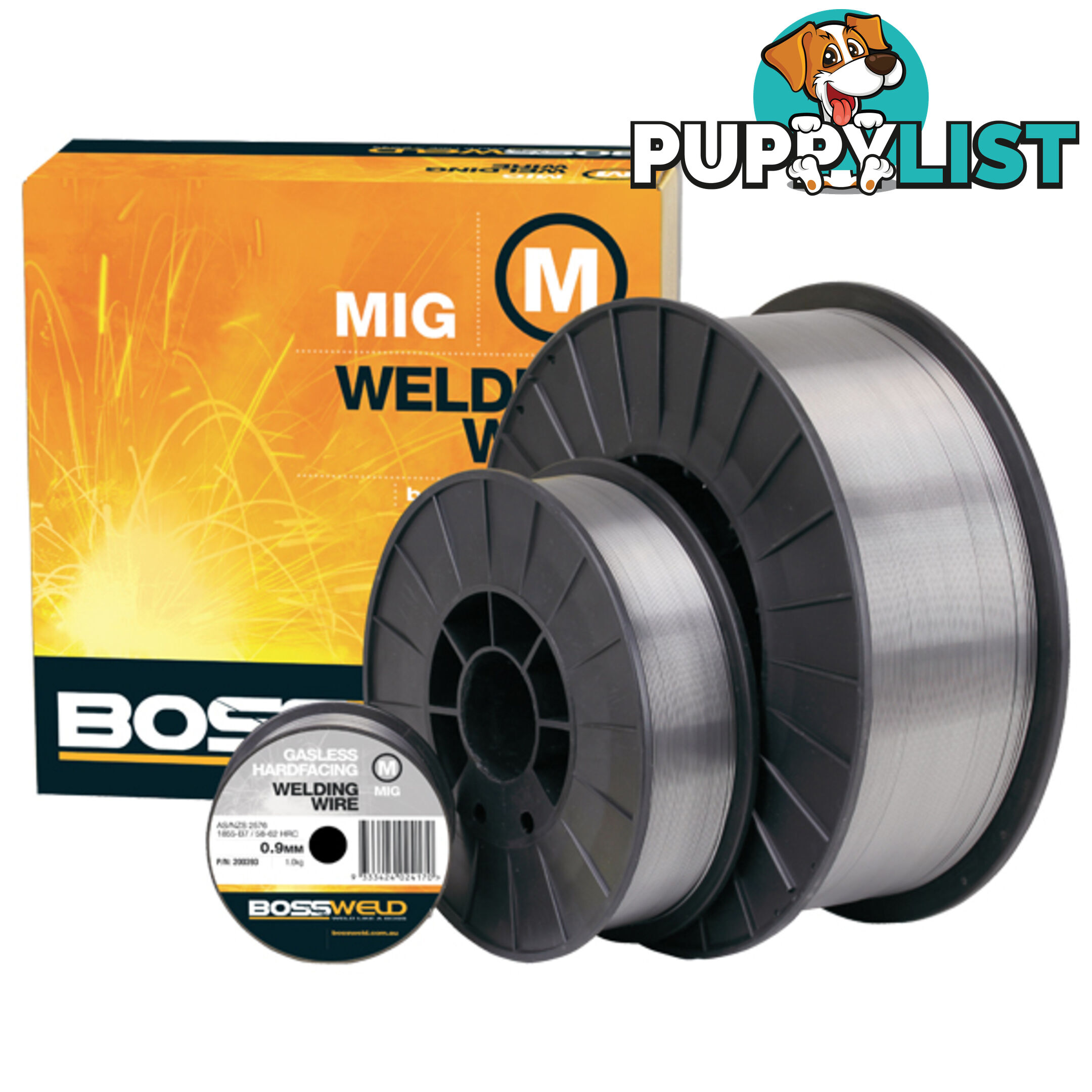 GLX 600 Gasless Hardfacing Wire Wire 0.9mm 5Kg Bossweld 200395
