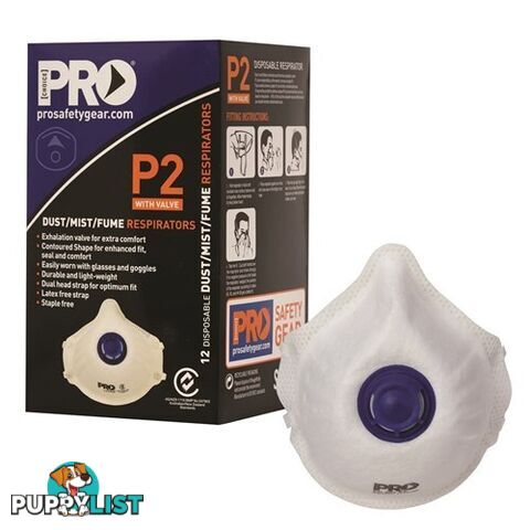 ProChoiceÂ® Dust/Mist/Fume Respirator P2 with Valve PC321