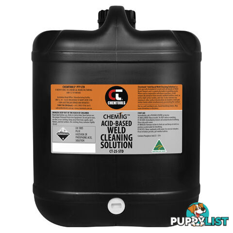 Weld Cleaning Fluid 20L For Electrical Weld Cleaning CT-25-STD-20L