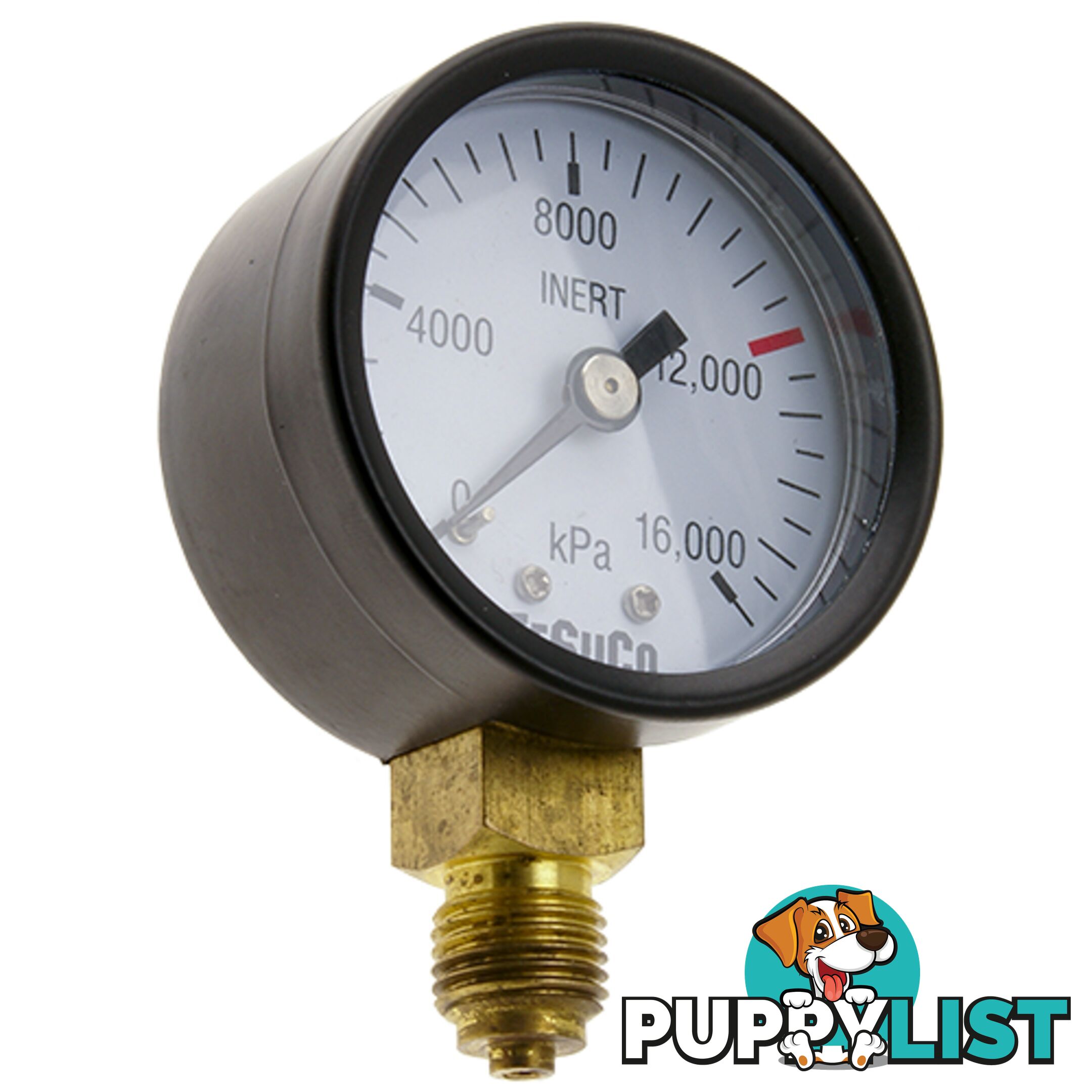 Pressure Gauge 0 - 600 kPa LPG 1/4" BSPP For RZ- Regulators