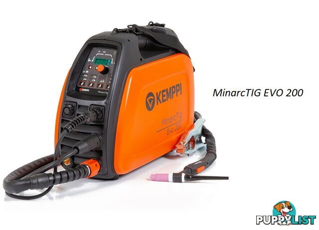 MinarcTIG 200A EVO TIG/MMA Welder Pack with 8m TIG Torch Kemppi P0673TX