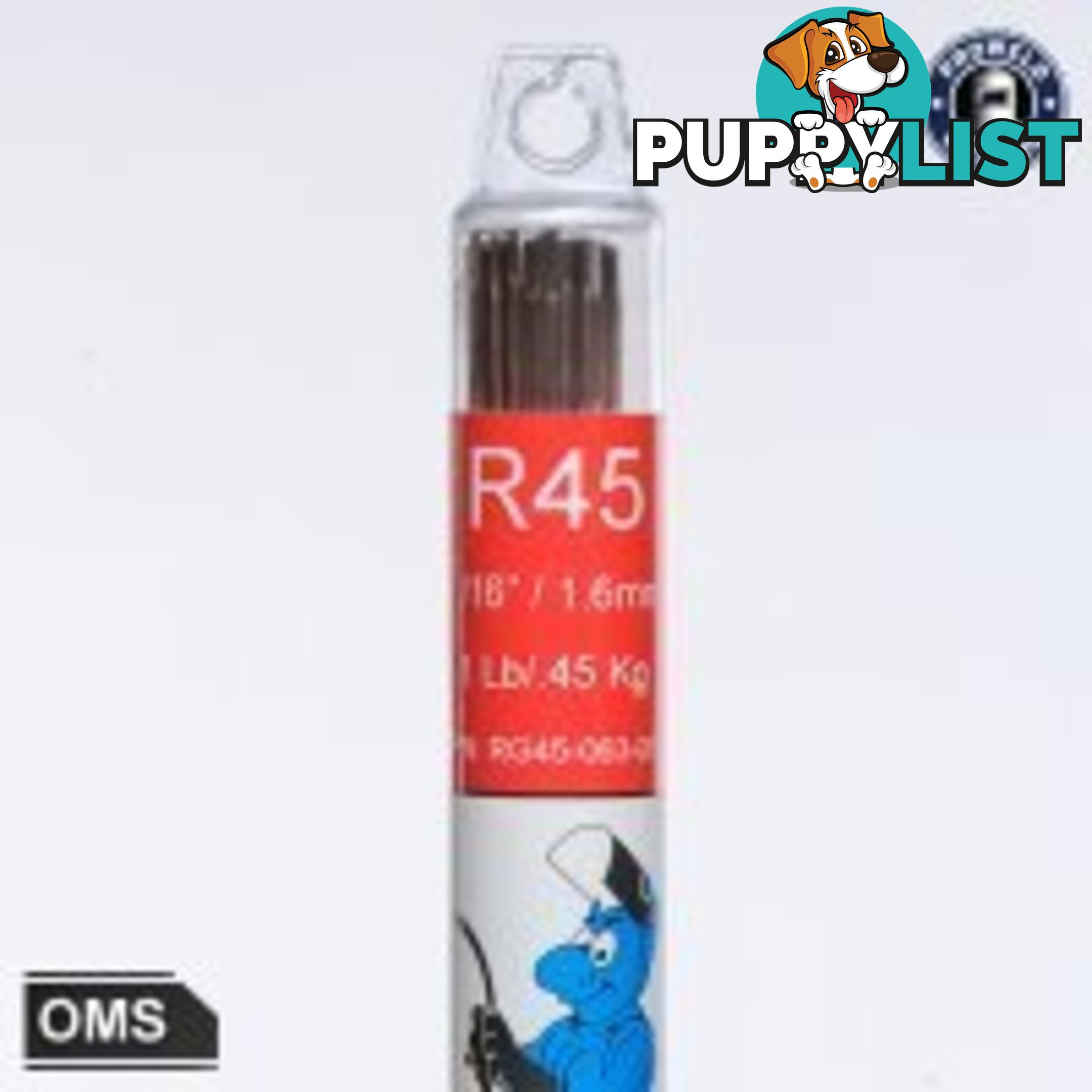 2.4mm 0.50 Kg Carbon Steel RG45 Tig & Oxy Welding Rods Blue Demon OMS24M