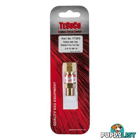 Ibeda Flashback Arrestor Fuel Gas Standard Flow Torch End FTSFD