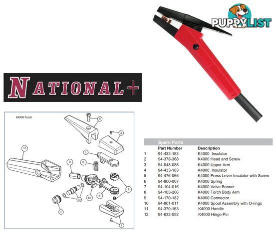 Gouging Torch K3 & K4