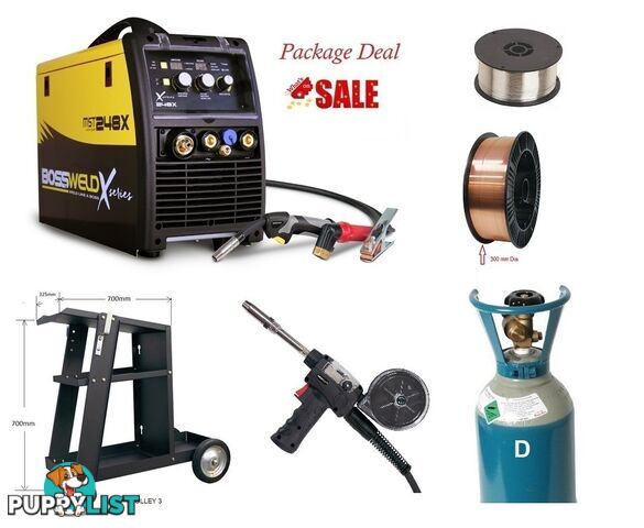 248X MST Multipurpose Welder Package Deal Bossweld