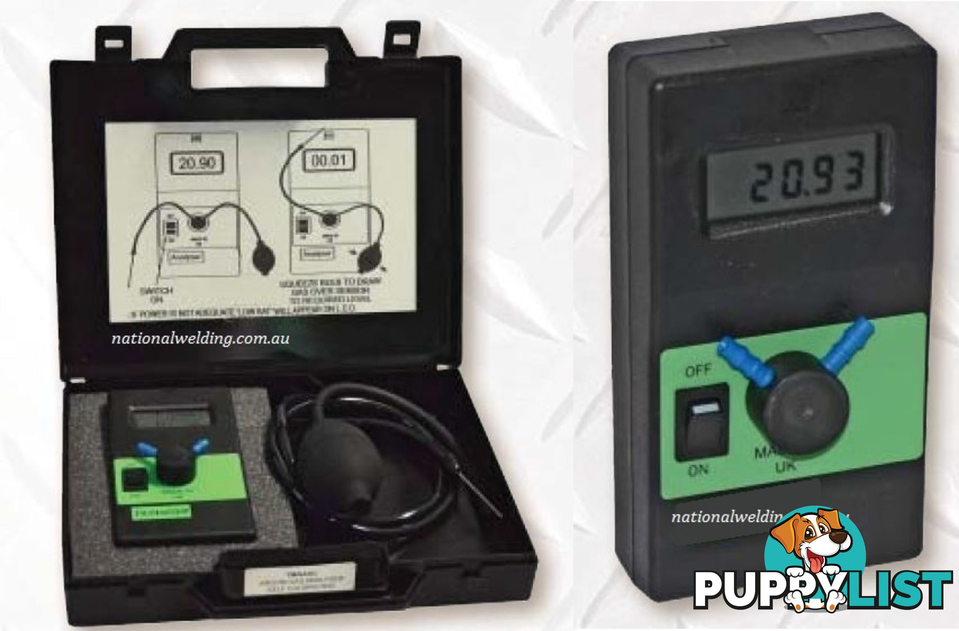 Argon Gas Analyser Self Calibrating TIG gas Purge analyser