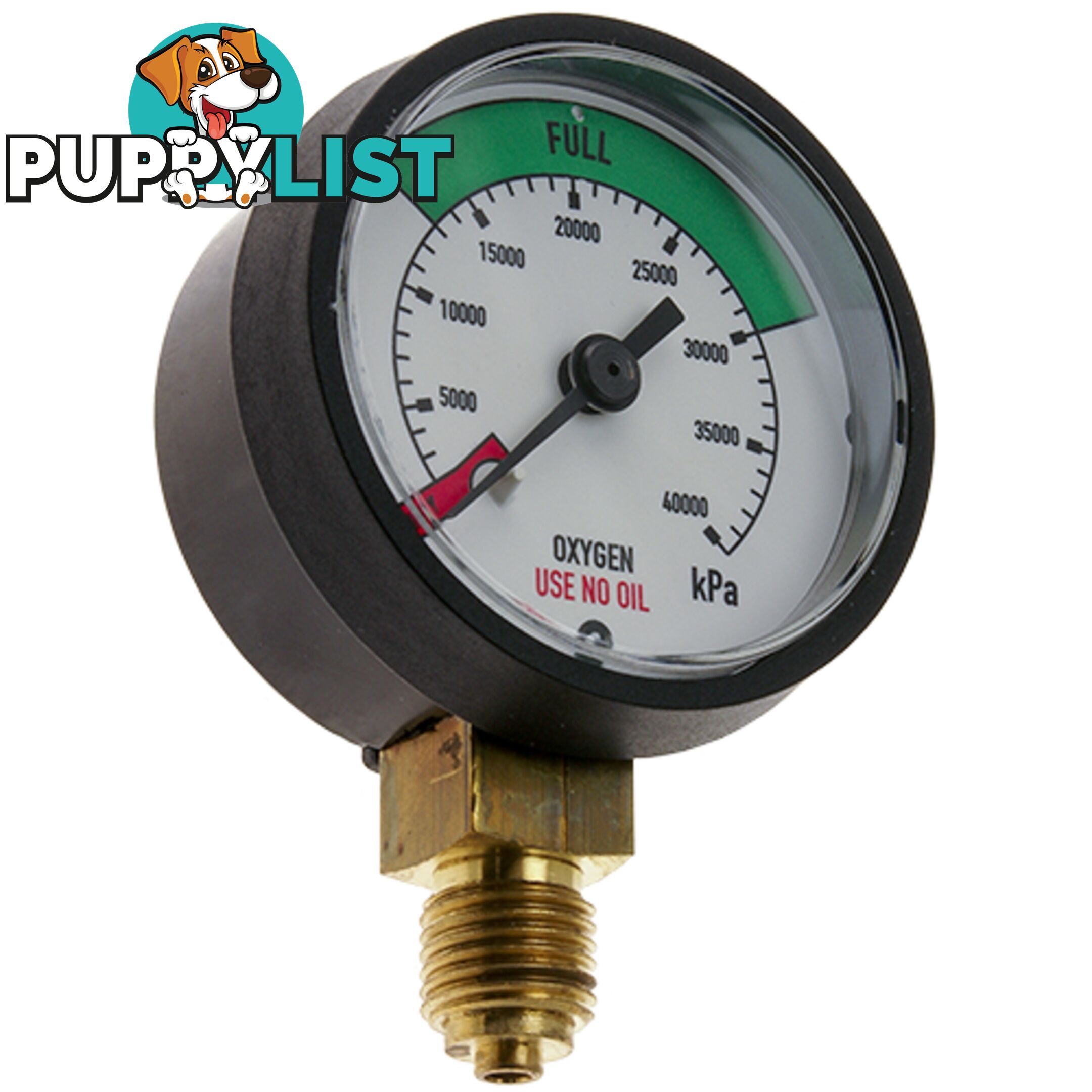 Pressure Gauge 0 - 600 kPa LPG 1/4" BSPP For RZ- Regulators