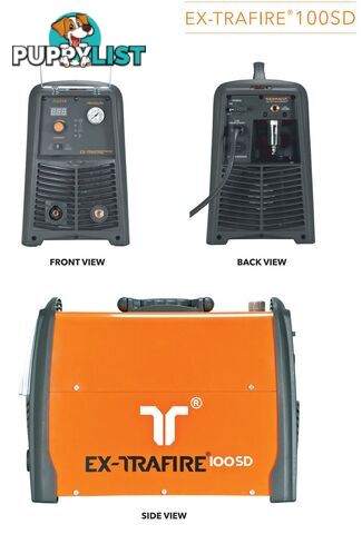 Plasma Cutter 100SD With 15 Metres Hand Torch Ex-Trafire EX100SD-H15M