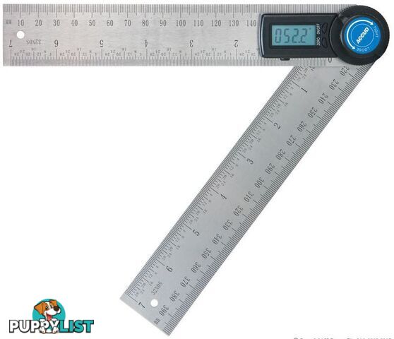 360Â° Protractor & 200mm Combination Ruler Accud AC-821-008-01