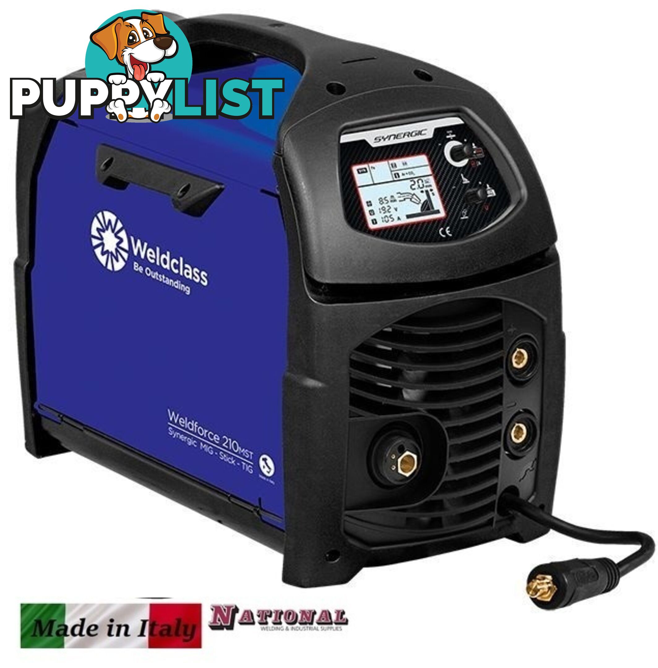Weldforce 210 MST Mig / Stick / Tig Welder Weldclass WC-210MST