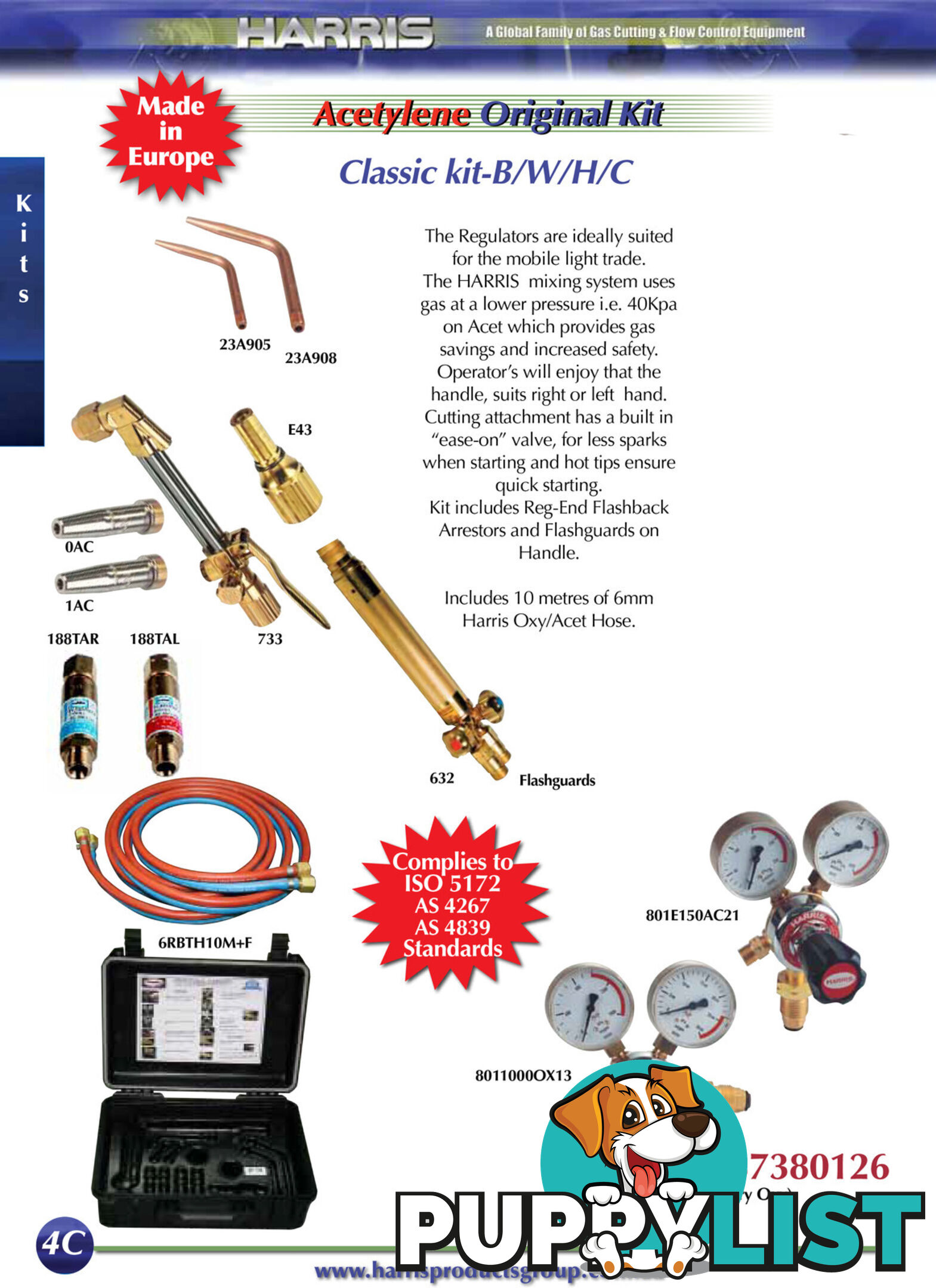 Harris Original Classic Oxy/Acet Kit