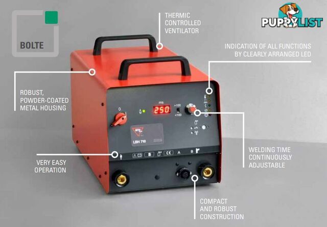 Stud Welder Drawn Arc For Ã 2-12mm Steel & Stainless Steel Welding LBH910