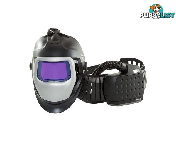 Welding Helmet 9100 Air with Heavy-Duty Adflo PAPR 3Mâ¢ Speedglasâ¢ 507726HD