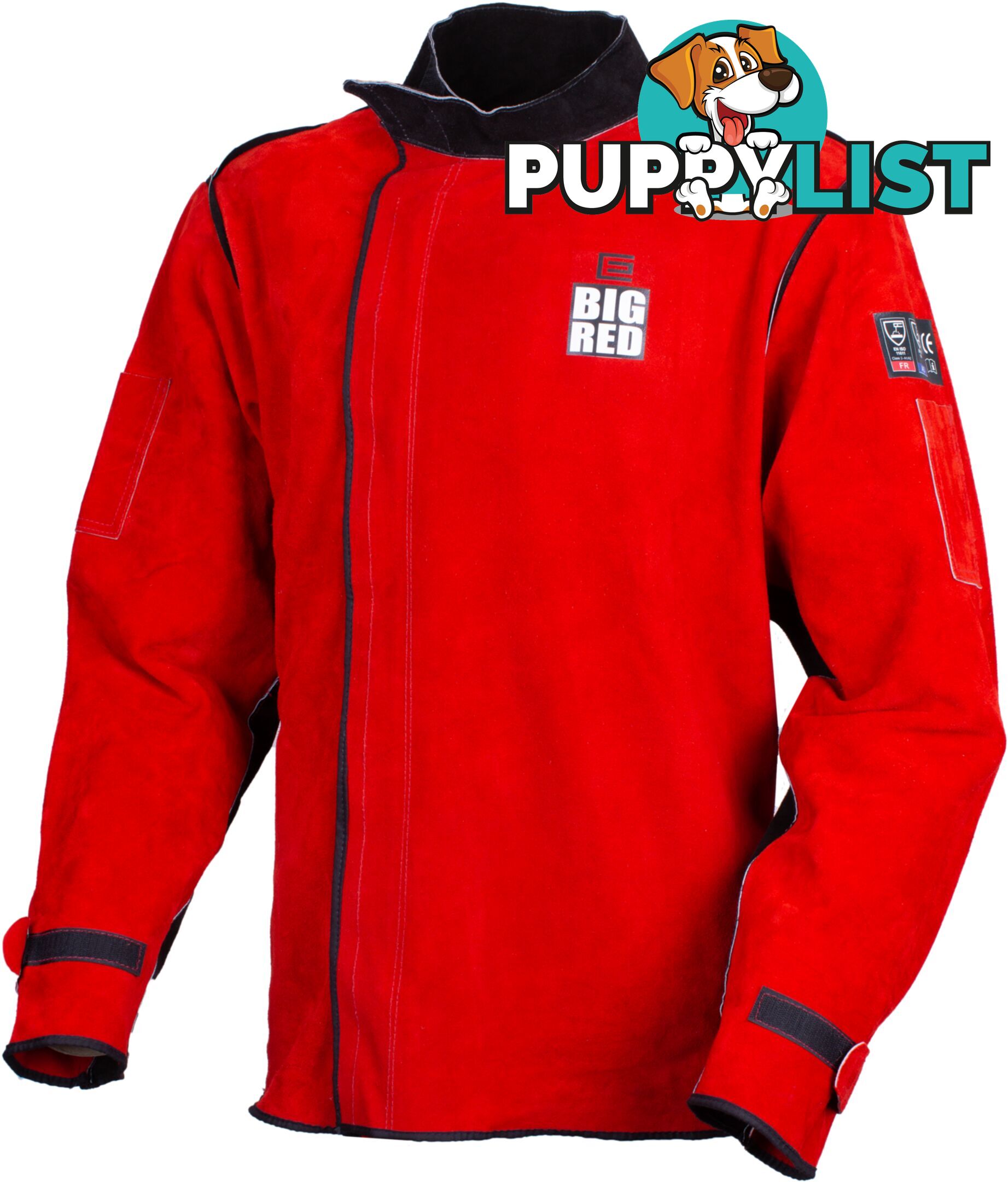 BIG REDÂ® Welders Jacket Size X-Large Elliott BRWJXLRG