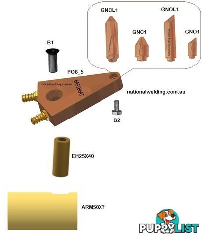 Point Extension Pieces Bolt