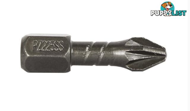 Thunderzone PZ2 x 25mm Impact Power Bit PZ225SS