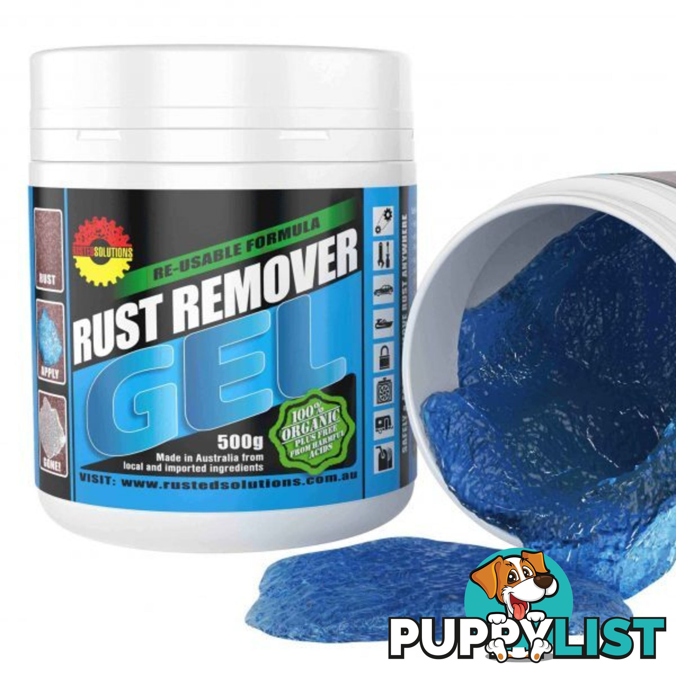 Rust Remover Gel 500g (500GEL)