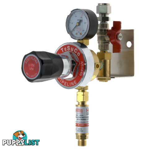 Regulated Outlet Point Single Inert Gas