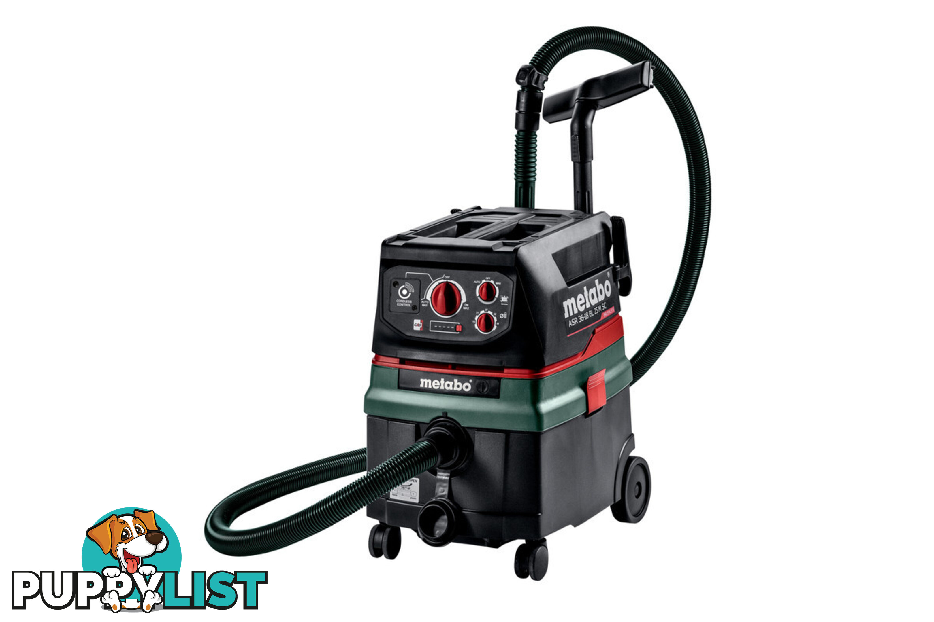 Cordless 18V Vacuum Cleaner ASR 36-18 BL 25 M SC Metabo 602046850