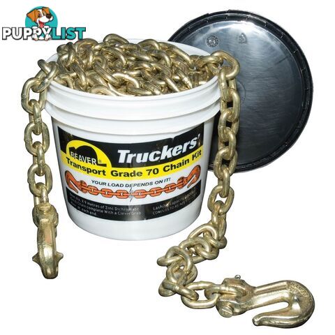 Beaver Grade 70 Transport Load Chain Kit With Grab Hooks on Each End 145128