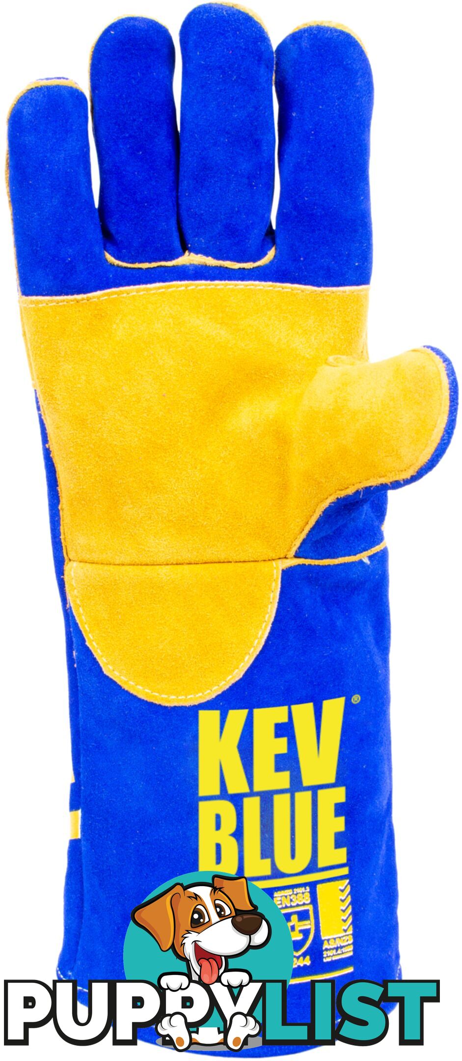 The KEVLARÂ® BLUEâ¢ Welding Glove Elliotts 300RKB